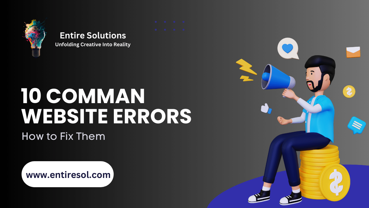 10 cOMMAN wEBSITE eRRORS